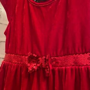 George Kids Formal Dress - Red